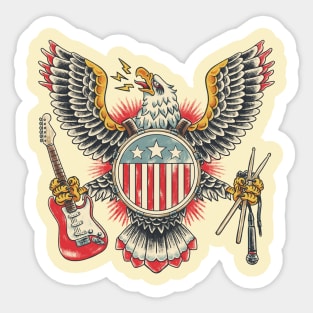 American Rockstar Sticker